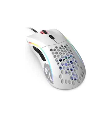 Glorious Model D Minus - Lightweight Wired Gaming Mouse - Glossy White