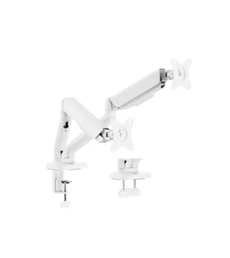 GamerTek Pivot Core - Dual Monitor Arm - White (17" - 32")