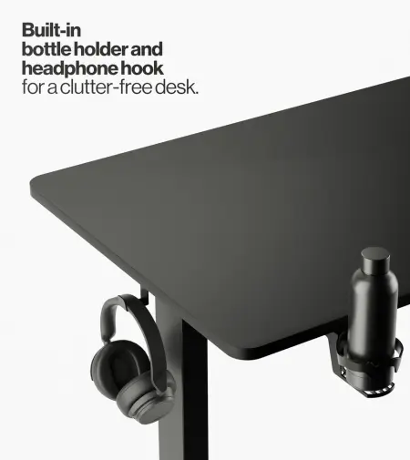 Navo Navodesk Lite Standing Desk - Electric Height Adjustable - Black (140cm)