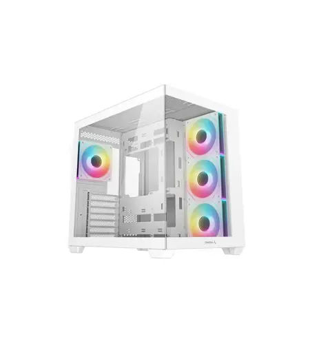 DeepCool CG530 4F WH Mid-Tower PC Case - White