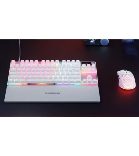SteelSeries Apex Pro TKL Gen 3 Gaming Keyboard - White