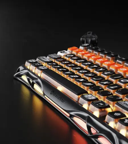 GravaStar Mercury K1 Pro - 75% Gaming Keyboard - CyberFlare
