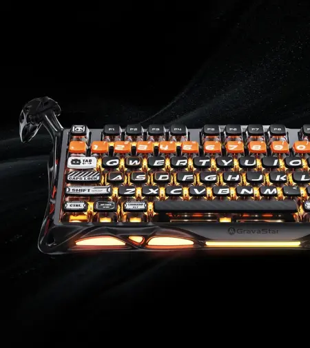 GravaStar Mercury K1 Pro - 75% Gaming Keyboard - CyberFlare