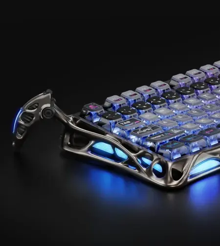 GravaStar Mercury K1 Pro - 75% Gaming Keyboard - Cyberpunk
