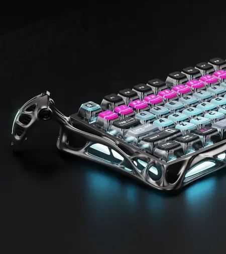 GravaStar Mercury V75 Pro - 75% Gaming Keyboard - Cyberpunk