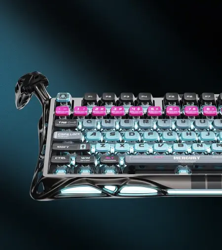 GravaStar Mercury V75 Pro - 75% Gaming Keyboard - Cyberpunk
