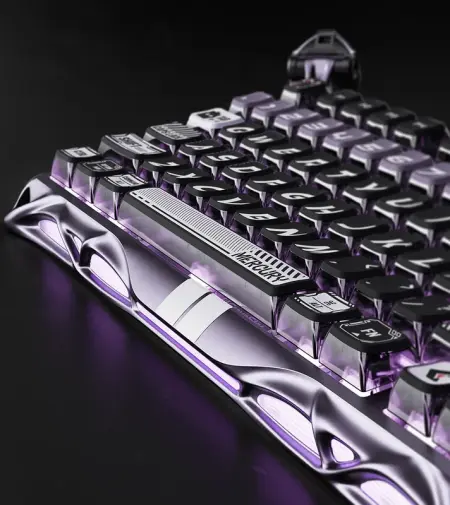 GravaStar Mercury V75 Pro - 75% Gaming Keyboard - Iron Purple