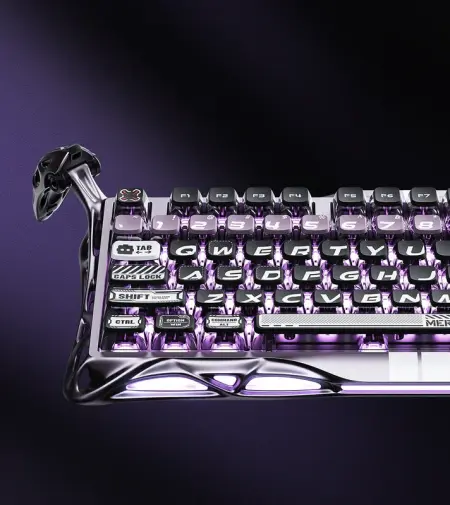 GravaStar Mercury V75 Pro - 75% Gaming Keyboard - Iron Purple