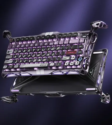 GravaStar Mercury V75 Pro - 75% Gaming Keyboard - Iron Purple