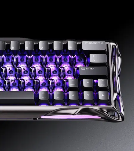 GravaStar Mercury V60 Pro - 60% Gaming Keyboard - GunMetal