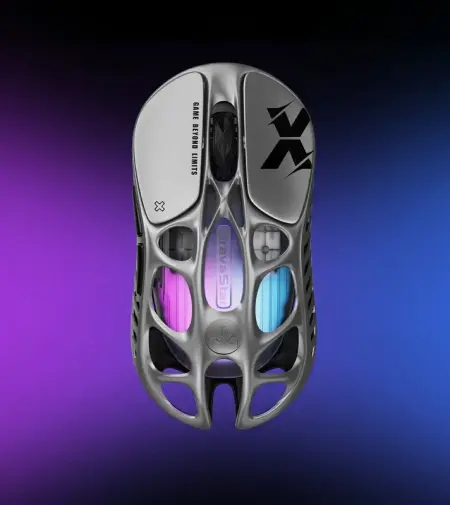 GravaStar Mercury X Wireless Gaming Mouse - Interstellar Silver
