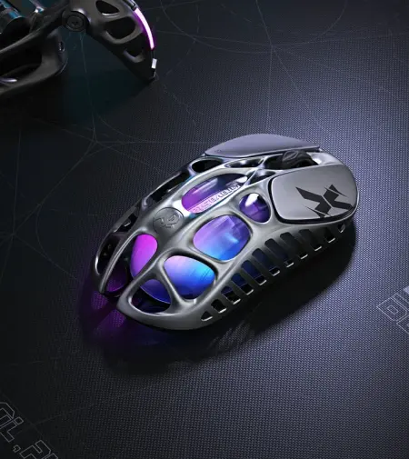 GravaStar Mercury X Wireless Gaming Mouse - Interstellar Silver