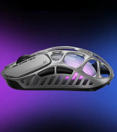 GravaStar Mercury X Wireless Gaming Mouse - Interstellar Silver