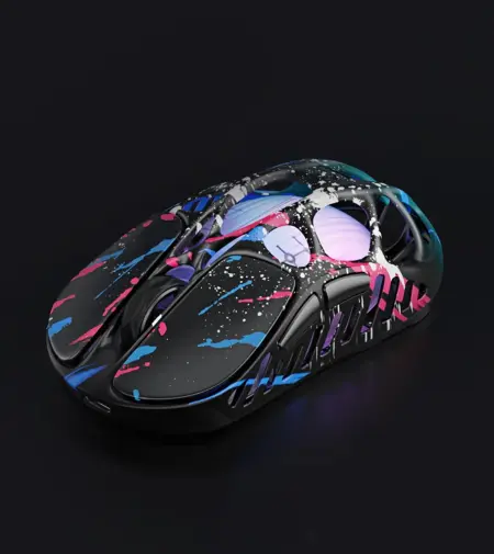 GravaStar Mercury X Pro 8KHz Wireless Gaming Mouse - Neon Grafitti