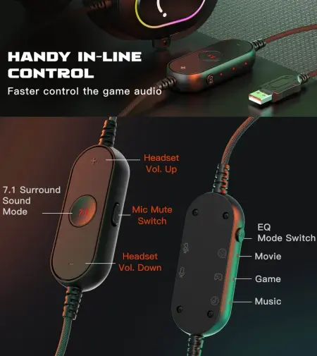 FIFINE AmpliGame H6 USB Gaming Headset
