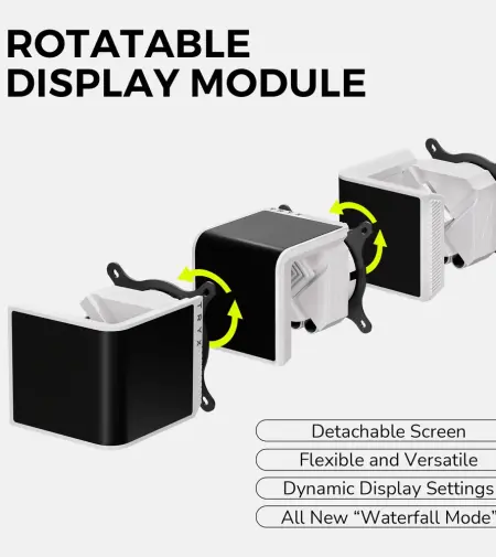 TRYX PANORAMA SE 360 ARGB White - Rotatable AMOLED Screen Liquid Cooler